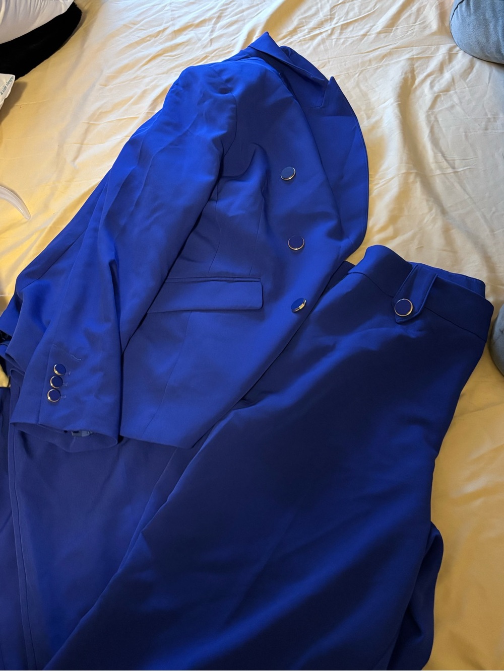 Cato Royal Blue Women's Blazer & Pants Set